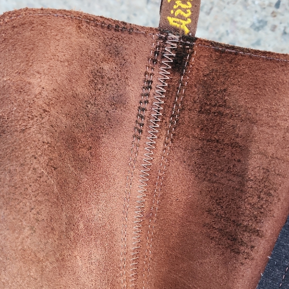 Dr. Martens 1B60 Bex Leather Pisa Lace-Up 20-Eyelet Knee-High Boots Size 8 - Picture 8 of 16